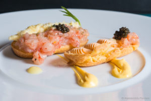 Eclair di gamberi