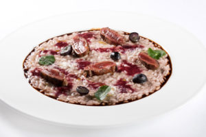 Risotto con piccione